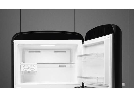 _RABAT_ | Lodówka wolnostojąca SMEG FAB50RBL5 czarny | zawiasy po PRAWEJ | 188cm | linia 50's STYLE