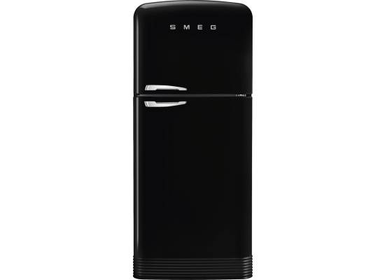 _RABAT_ | Lodówka wolnostojąca SMEG FAB50RBL5 czarny | zawiasy po PRAWEJ | 188cm | linia 50's STYLE