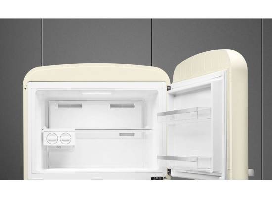 _RABAT_ | Lodówka wolnostojąca SMEG FAB50RCR5 kremowy | zawiasy po PRAWEJ | 188cm | linia 50's STYLE