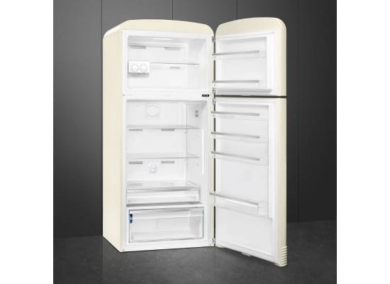 _RABAT_ | Lodówka wolnostojąca SMEG FAB50RCR5 kremowy | zawiasy po PRAWEJ | 188cm | linia 50's STYLE