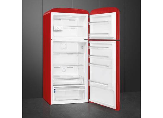 _RABAT_ | Lodówka wolnostojąca SMEG FAB50RRD5 czerwony | zawiasy po PRAWEJ | 188cm | linia 50's STYLE