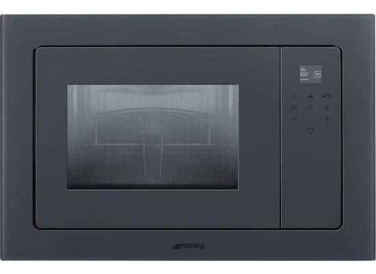 _RABAT_ | Kuchenka mikrofalowa SMEG FMI120G neptune grey | linia LINEA