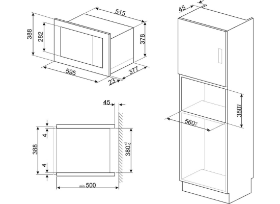 _RABAT_ | wysyłka 24H* | Kuchenka mikrofalowa SMEG FMI425X stal nierdzewna | linia SELEZIONE