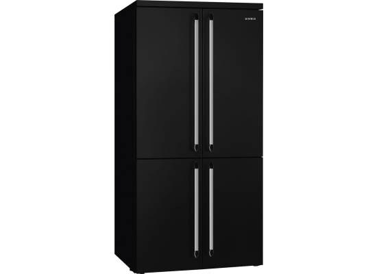 _RABAT_ | Lodówka wolnostojąca SbS SMEG FQ960BL6 czarny | NoFrost (pełny) | linia VICTORIA