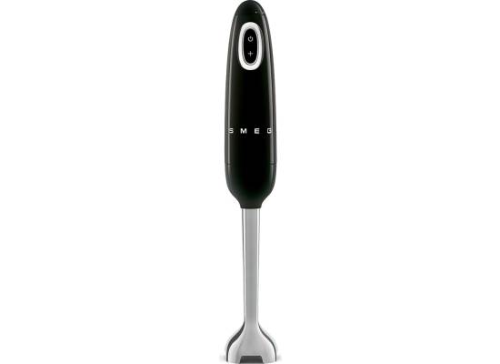 _RABAT_ | wysyłka 24H* | Blender ręczny z akcesoriami SMEG HBF03BLEU czarny połysk | linia 50's STYLE