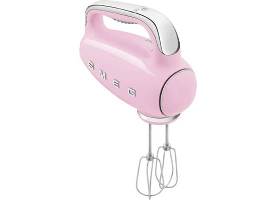 _RABAT_ | wysyłka 24H* | Mikser ręczny SMEG HMF01PKEU pastelowy róż | linia 50's STYLE