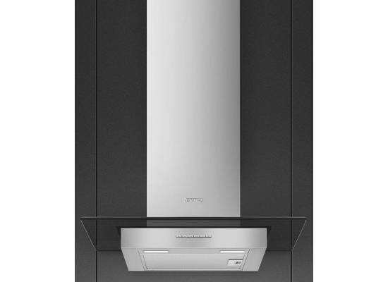 _RABAT_ | wysyłka 24H* | Okap przyścienny SMEG KBT600VE stal nierdzewna + szkło | 60cm | 686 m3/h | linia UNIVERSAL