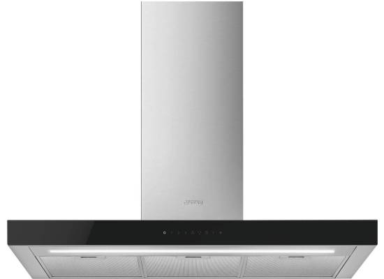 Okap przyścienny SMEG KBT9L4VN czarny | 90cm | 705 m3/h | linia UNIVERSAL