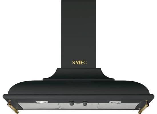 _RABAT_ | Okap przyścienny SMEG KC19AOE antracyt | 90cm | 788 m3/h | linia CORTINA
