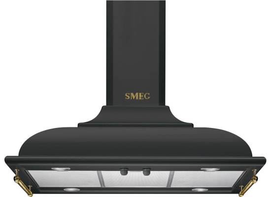 _RABAT_ | Okap wyspowy SMEG KCI19AOE antracyt | 90cm | 754 m3/h | linia CORTINA