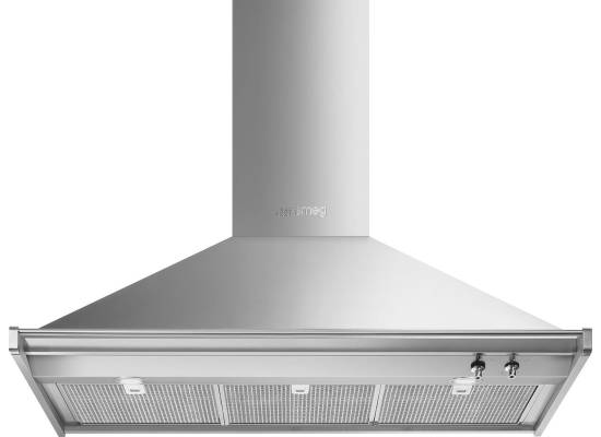 _RABAT_ | Okap przyścienny SMEG KD100HXE stal nierdzewna | 100cm | 792 m3/h | linia CLASSICA