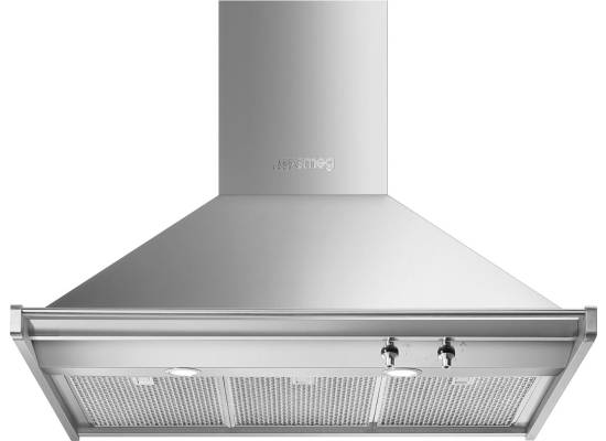 _RABAT_ | Okap przyścienny SMEG KD90HXE stal nierdzewna | 90cm | 781 m3/h | linia CLASSICA