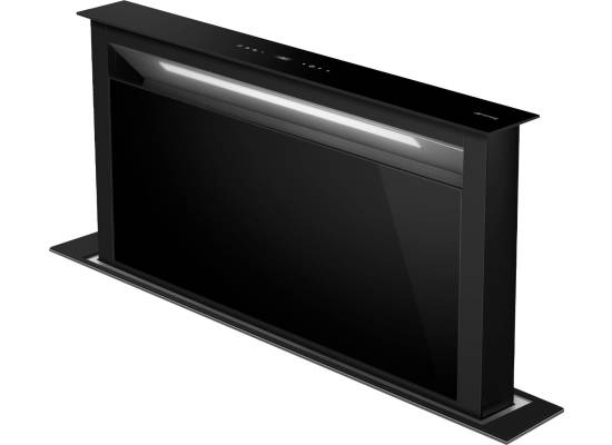 _RABAT_ | Okap blatowy downdraft SMEG KDD90CNE2 czarny | 90cm | 720 m3/h | linia UNIVERSAL