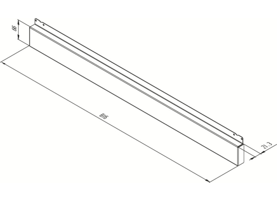 _RABAT_ | Cokół do kuchni wolnostojącej SMEG KIT2A1-9 stal nierdzewna | do OPERA A1-9 | 90cm | linia OPERA