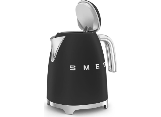 _RABAT_ | wysyłka 24H* | Czajnik SMEG KLF03BLEU czarny połysk | pojemność 1,7 l | linia 50's STYLE