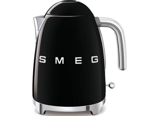 _RABAT_ | wysyłka 24H* | Czajnik SMEG KLF03BLEU czarny połysk | pojemność 1,7 l | linia 50's STYLE