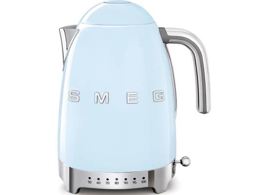 _RABAT_ | wysyłka 24H* | Czajnik z regulacją temperatury SMEG KLF04PBEU pastelowy błękit | pojemność 1,7 l | linia 50's STYLE