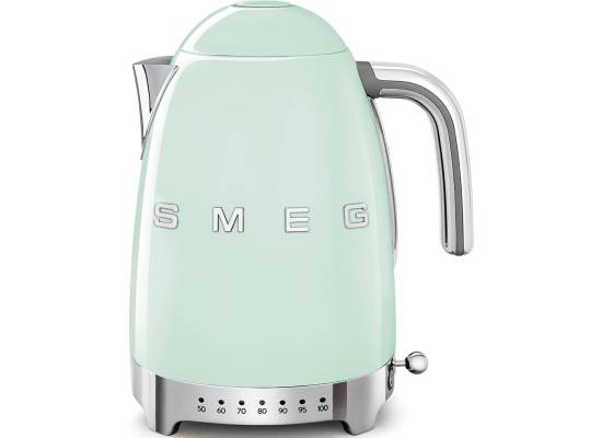 _RABAT_ | wysyłka 24H* | Czajnik z regulacją temperatury SMEG KLF04PGEU pastelowa zieleń | pojemność 1,7 l | linia 50's STYLE