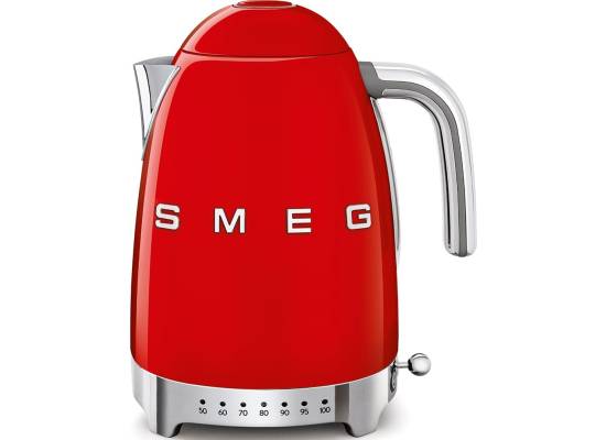 _RABAT_ | wysyłka 24H* | Czajnik z regulacją temperatury SMEG KLF04RDEU czerwony | pojemność 1,7 l | linia 50's STYLE