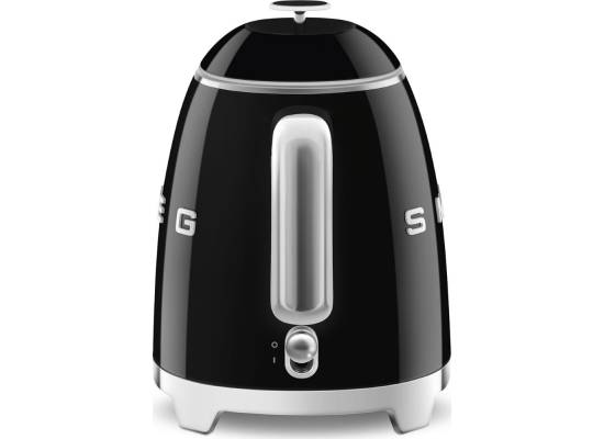 _RABAT_ | wysyłka 24H* | Czajnik SMEG MINI KLF05BLEU czarny połysk | pojemność 0,8 l | linia 50's STYLE
