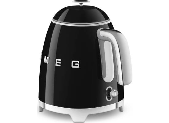 _RABAT_ | wysyłka 24H* | Czajnik SMEG MINI KLF05BLEU czarny połysk | pojemność 0,8 l | linia 50's STYLE