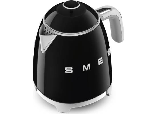 _RABAT_ | wysyłka 24H* | Czajnik SMEG MINI KLF05BLEU czarny połysk | pojemność 0,8 l | linia 50's STYLE