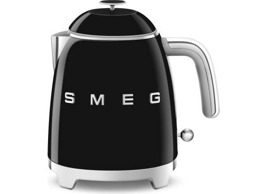 _RABAT_ | wysyłka 24H* | Czajnik SMEG MINI KLF05BLEU czarny połysk | pojemność 0,8 l | linia 50's STYLE