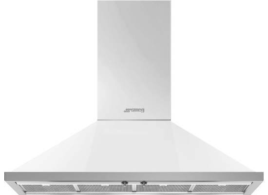 _RABAT_ | WYLECIAŁO SMEG - Okap przyścienny SMEG KPF12WH biały | 120cm | 777 m3/h | linia PORTOFINO