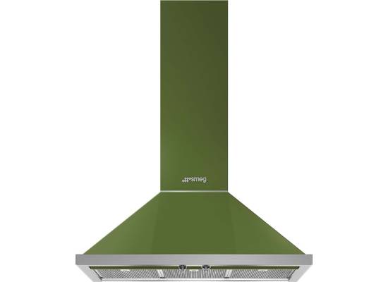 Okap przyścienny SMEG KPF9OG oliwkowy | 90cm | 781 m3/h | linia PORTOFINO