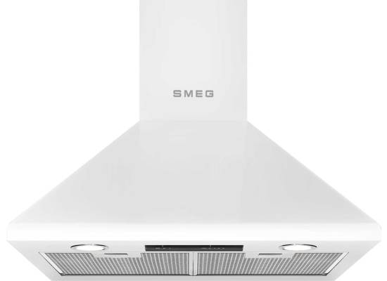 _RABAT_ | Okap przyścienny SMEG KSED65BE biały | 60cm | 593 m3/h | linia UNIVERSAL