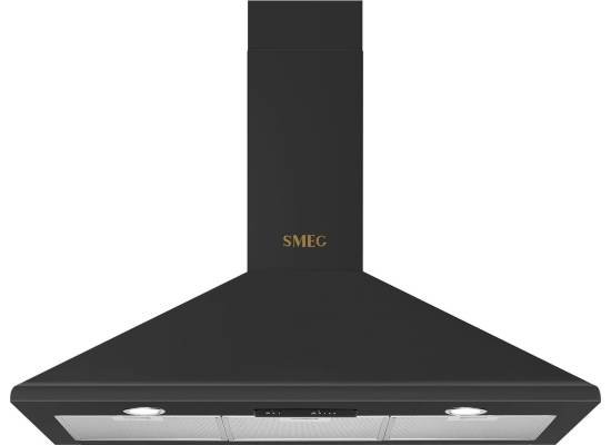 _RABAT_ | Okap przyścienny SMEG KSED95COA antracyt | 90cm | 588 m3/h | linia UNIVERSAL