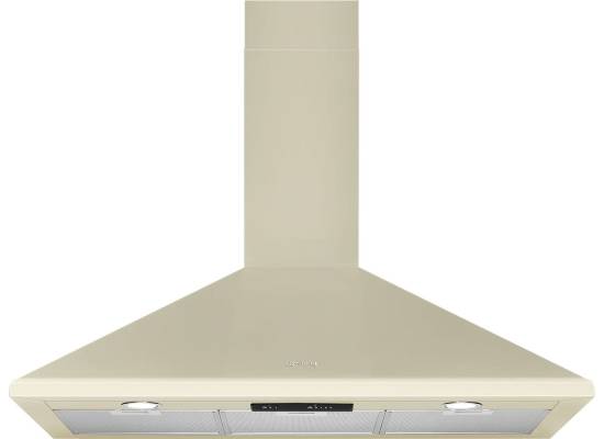 _RABAT_ | Okap przyścienny SMEG KSED95PE kremowy | 90cm | 593 m3/h | linia UNIVERSAL