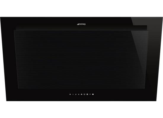 _RABAT_ | Okap przyścienny SMEG KV194B3 czarny | 90cm | 782 m3/h | linia LINEA