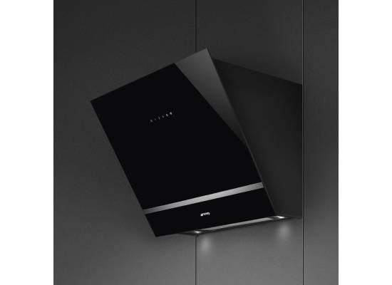 Okap przyścienny SMEG KV26N czarne szkło | 60cm | 666 m3/h | linia NOWA LINEA