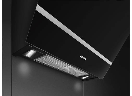 Okap przyścienny SMEG KV26N czarne szkło | 60cm | 666 m3/h | linia NOWA LINEA