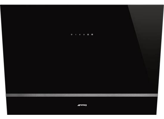 Okap przyścienny SMEG KV28N czarne szkło | 80cm | 666 m3/h | linia NOWA LINEA