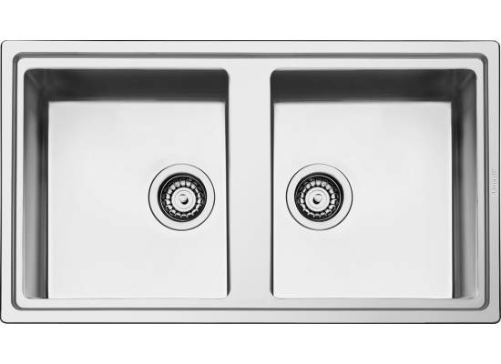 Zlew SMEG LDR862-2 stal szczotkowana INOX | linia MIRA