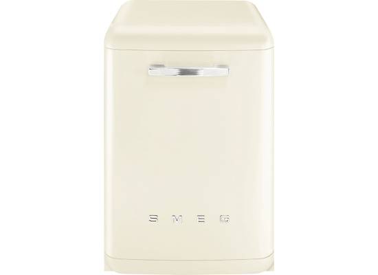 _RABAT_ | Zmywarka wolnostojąca SMEG LVFABCR3 kremowy + uchwyt chrom | 60cm | linia 50's STYLE