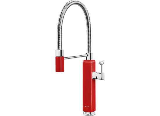 _RABAT_ | wysyłka 24H* | Bateria SMEG MDF50RD RED (czerwony) + CHROM | linia 50's STYLE