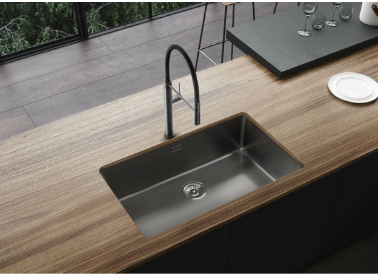 _RABAT_ | Bateria SMEG MID6DKX BLACK INOX (czarna stal szczotkowana) | linia UNIVERSAL