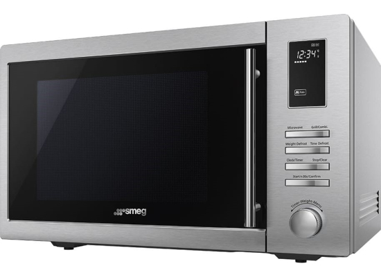 Kuchenka mikrofalowa wolnostojąca SMEG MOE25X stal nierdzewna | funkcja grilla | linia UNIVERSAL