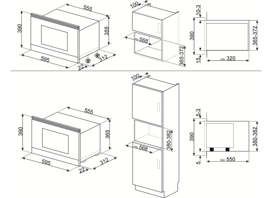 _RABAT_ | Kuchenka mikrofalowa SMEG MP322X1 stal nierdzewna | linia CLASSICA