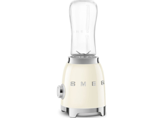 _RABAT_ | wysyłka 24H* | Blender sportowy SMEG PBF01CREU kremowy | 2 butelki BOTTLE-TO-GO 600 ml | linia 50's STYLE