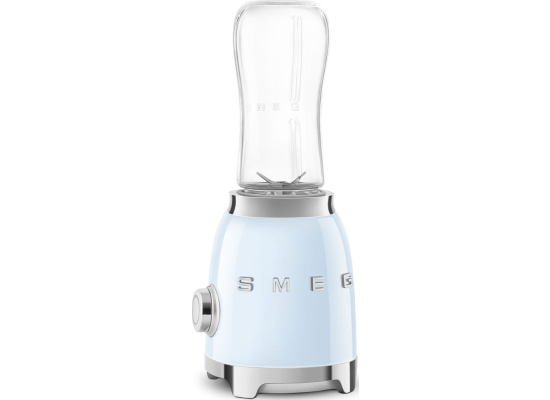 _RABAT_ | wysyłka 24H* | Blender sportowy SMEG PBF01PBEU pastelowy błękit | 2 butelki BOTTLE-TO-GO 600 ml | linia 50's STYLE