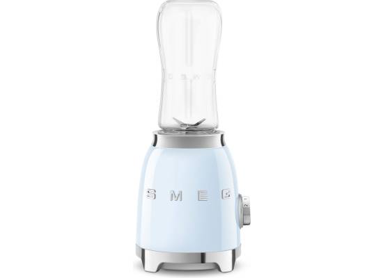 _RABAT_ | wysyłka 24H* | Blender sportowy SMEG PBF01PBEU pastelowy błękit | 2 butelki BOTTLE-TO-GO 600 ml | linia 50's STYLE