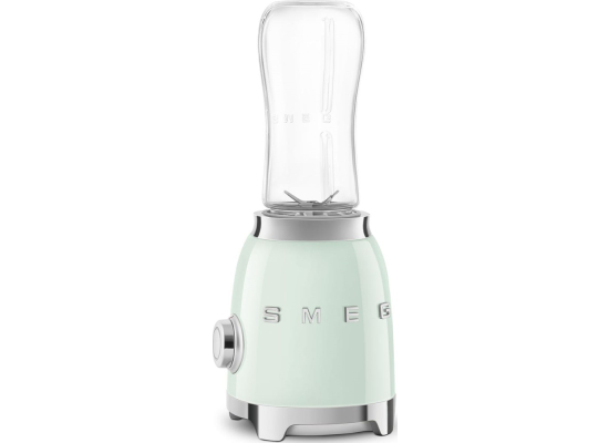 _RABAT_ | wysyłka 24H* | Blender sportowy SMEG PBF01PGEU pastelowa zieleń | 2 butelki BOTTLE-TO-GO 600 ml | linia 50's STYLE