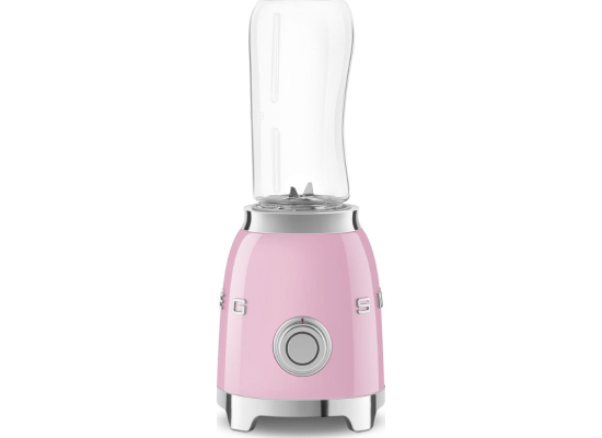 _RABAT_ | wysyłka 24H* | Blender sportowy SMEG PBF01PKEU pastelowy róż | 2 butelki BOTTLE-TO-GO 600 ml | linia 50's STYLE