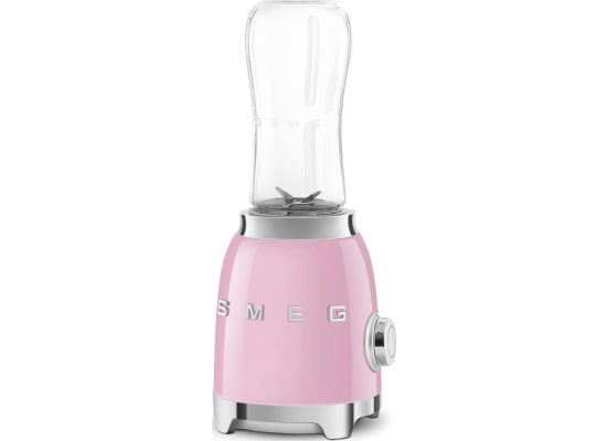 _RABAT_ | wysyłka 24H* | Blender sportowy SMEG PBF01PKEU pastelowy róż | 2 butelki BOTTLE-TO-GO 600 ml | linia 50's STYLE