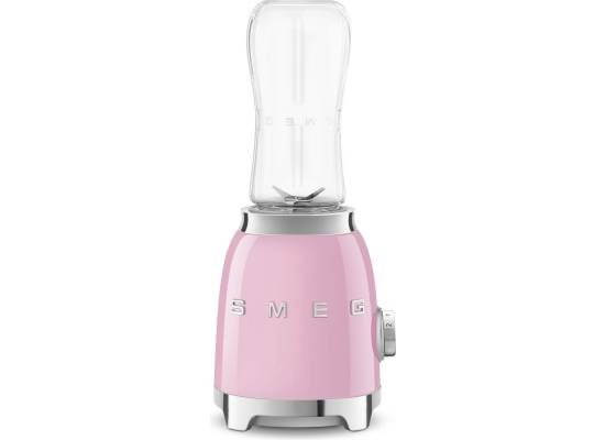 _RABAT_ | wysyłka 24H* | Blender sportowy SMEG PBF01PKEU pastelowy róż | 2 butelki BOTTLE-TO-GO 600 ml | linia 50's STYLE