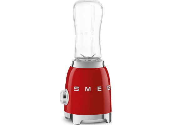 _RABAT_ | wysyłka 24H* | Blender sportowy SMEG PBF01RDEU czerwony | 2 butelki BOTTLE-TO-GO 600 ml | linia 50's STYLE